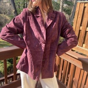 Women's Burgundy Jacket
